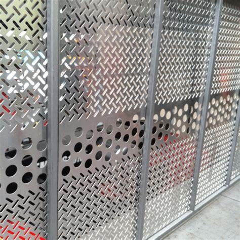 perforated metal sheet gate|perforated metal fencing.